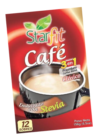 Stevia 3 in 1 Classic Coffee & non-dairy milk - Industriales de América S.A.S